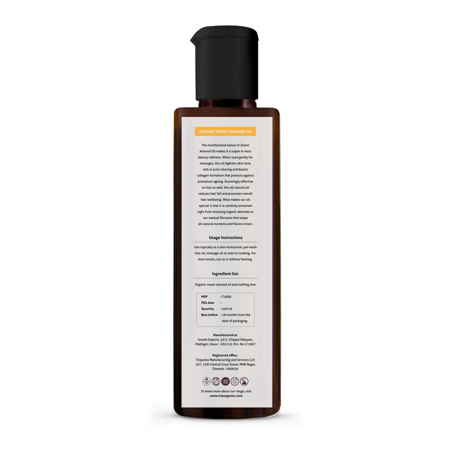 Organic Sweet Almond Oil (200 ml)