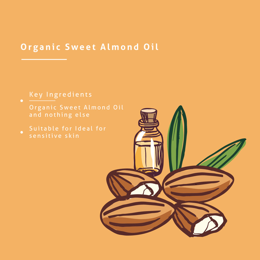 Organic Sweet Almond Oil (200 ml)