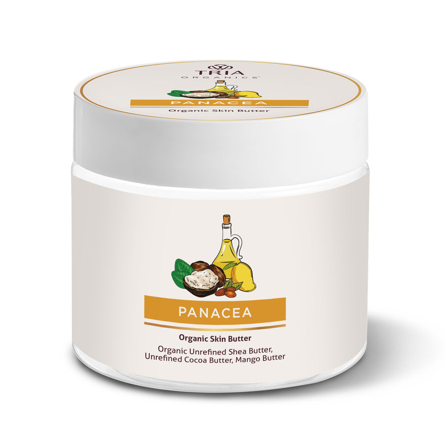 Panacea Organic Skin Butter with Organic Unrefined Shea Butter, Unrefined Cocoa Butter and Mango Butter