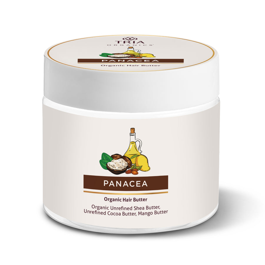 Panacea Organic Hair Butter with Organic Unrefined Shea Butter, Unrefined Cocoa Butter and Mango Butter (100 g)